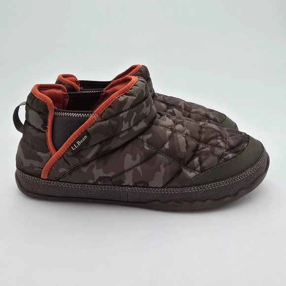 L.L. Bean Other - LL Bean Mountain Classic Quilted Ankle Boots II Men's Size 11 Loden Camo Slip On